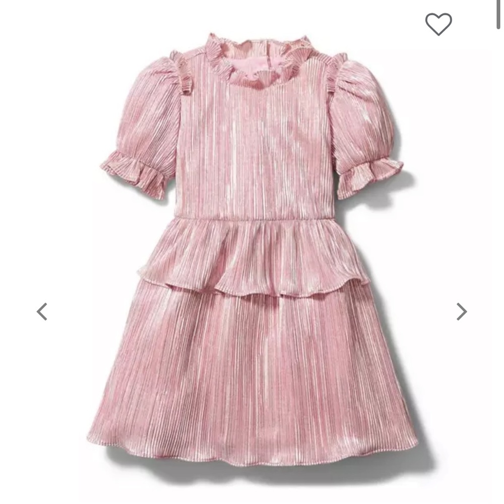 Janie and Jack Pink Pleated Formal Dress